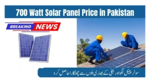 700 Watt Solar Panel Price in Pakistan 2026